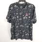 Nike Men Black All Over Print T Shirt XL image number 1