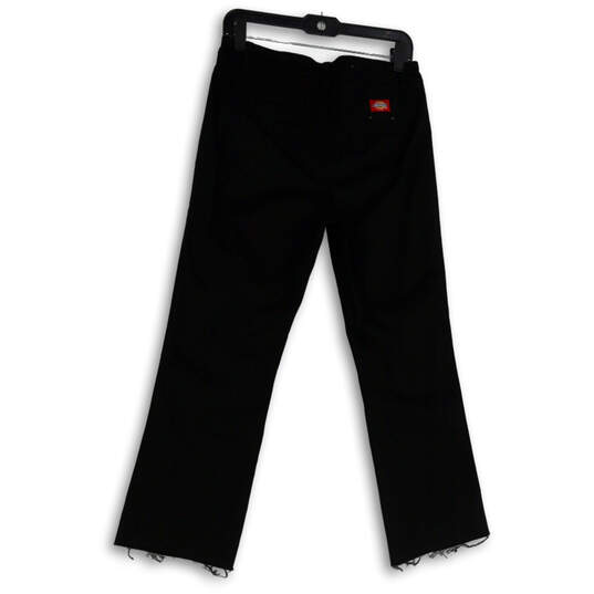 Womens Black Denim Dark Wash Pockets Stretch Straight Leg Jeans Size 9/29 image number 2
