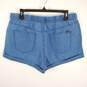 Volcom Women Blue Denim Strut Shorts L NWT image number 2