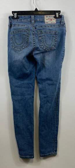 True Religion Blue Jennie Curvy Jeans - Size 26 alternative image
