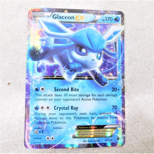 Pokemon TCG Glaceon EX Ultra Rare XY Fates Collide Card 20/124 image number 1