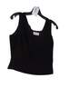 Womens Black Sleeveless Scoop Neck Pullover Tank Top Size 12 image number 1