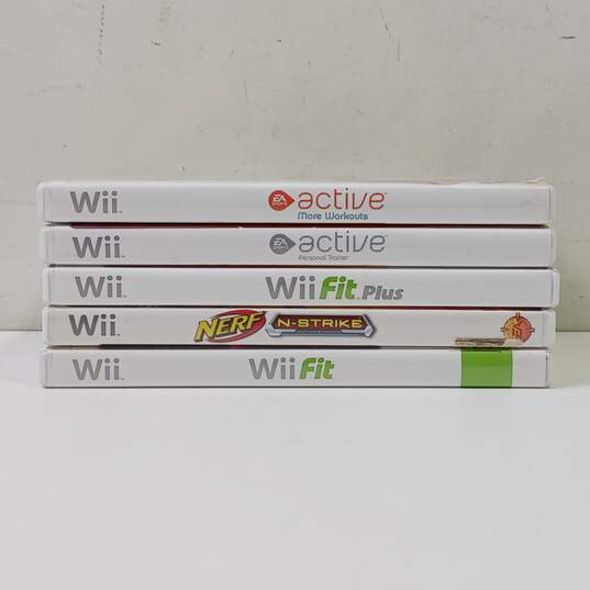 Set of 5 WII Games image number 3