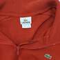 Lacoste Red 1/4 Zip Long Sleeve Pullover Top Size 8 image number 3