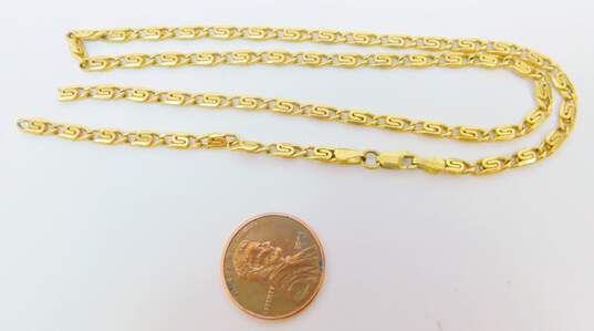 8K Yellow Gold Chain Necklace for Repair 5.0g image number 4