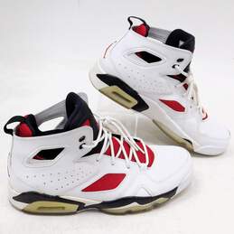 Jordan Flightclub 91 White Black Gym Red Men's Shoes Size 9 alternative image