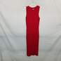 MICHAEL Michael Kors Red Ribbed Knit Sleeveless Dress WM Size M NWT image number 2
