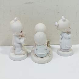 Set of 3 Assorted Precious Moments Ceramic Figurines IOB alternative image