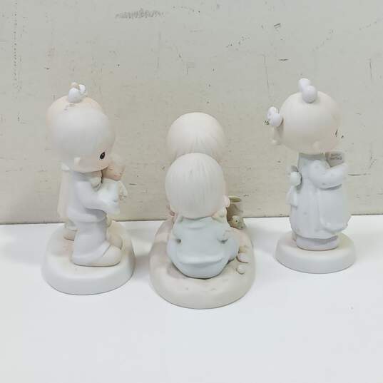 Set of 3 Assorted Precious Moments Ceramic Figurines IOB image number 2