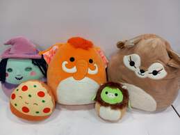 5PC Squishmallows Assorted Sized Plush Toy Bundle