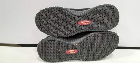 Skechers Slip Resistant Air Cooled Memory Foam Men's Black Sneakers Size 12 image number 5