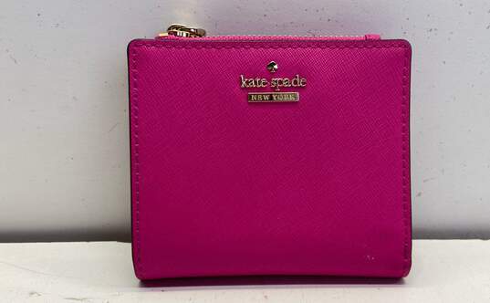 Kate Spade Saffiano Leather Adalyn Wallet Pink image number 1