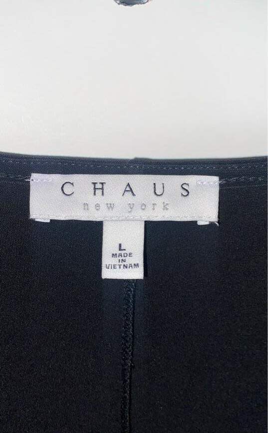 Chaus Women Black Casual Dress L image number 3