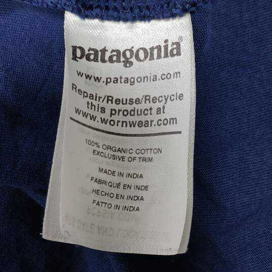 Patagonia Blue Short Sleeve Graphic T-Shirt Men's Size L image number 5