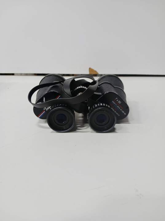 Vintage Taylor 7x50 Binoculars Fully Coated Optics in Case image number 5