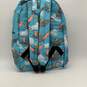 Womens Blue Flying Dumbo Printed Adjustable Strap Outer Pockets Backpack image number 2