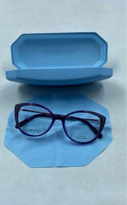 Swarovski Blue Sunglasses - Size One Size