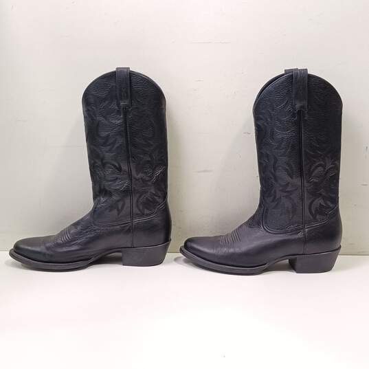 Ariat Men's Heritage R Toe Black Deertan Western Boots Size 11D image number 3