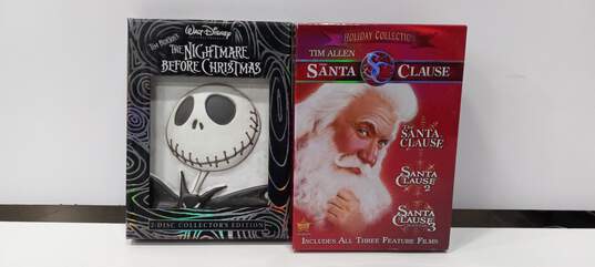 Pair of Holiday Family Movies w/The Santa Clause Trilogy and The Nightmare Before Christmas image number 1