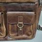 Vintage Brown Leather Mersq Messenger Bag image number 3