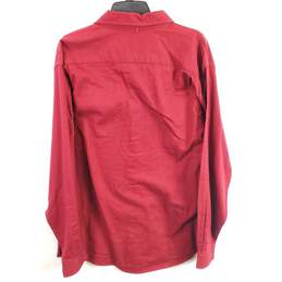 Wrangler Men Red Denim Button Up Shirt XLT NWT alternative image