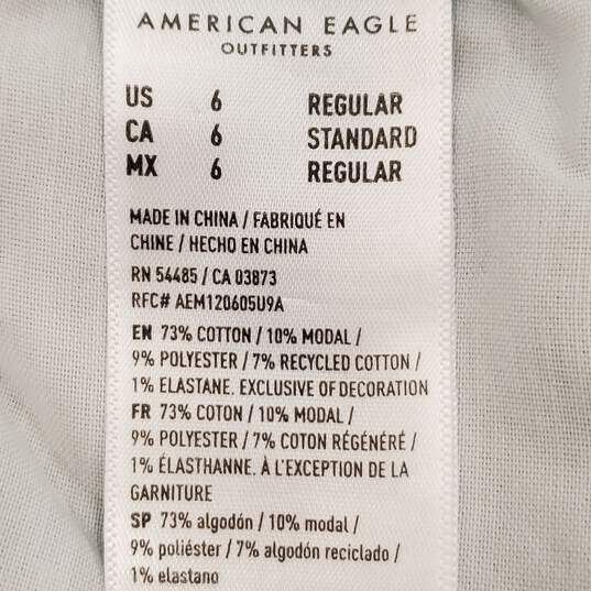 American Eagle Women Blue Jeans Sz 6 NWT image number 4
