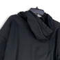 Mens Black Long Sleeve Drawstring Kangaroo Pocket Pullover Hoodie Size XL image number 4