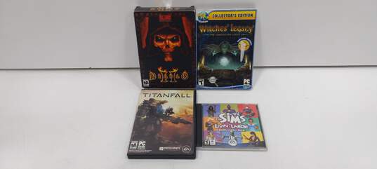 Bundle of 4 Assorted PC Video Games image number 1