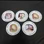 6 Erika Oller House of Prill Happily Dying of Chocolate Dessert Plates 7.5" image number 2