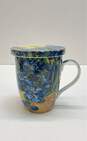 Tea Mug Infuser Vincent Van Gogh Motif Irises McINTOSH Ceramic Art Mug image number 1
