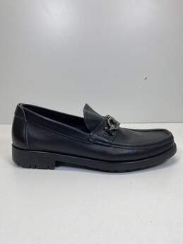 Authentic Salvatore Ferragamo Black Loafer Dress Shoe Men 7.5