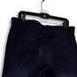 Womens Blue Denim Dark Wash Pockets Stretch Straight Leg Jeans Size 34/30 image number 4