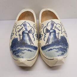 Made In Holland Clog Shoe Blue Windmill Size 23cm/ 9inches