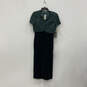 NWT Womens Green Short Sleeve V-Neck Regular Fit Maxi Dress Size 6 image number 1