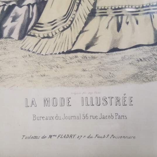 Le Mode Illustraee / Lot of 3  Vintage Color French Lithographs image number 4