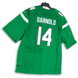 Mens Green On Field New York Jets Sam Darnold #14 Football Jersey Size 3XL alternative image