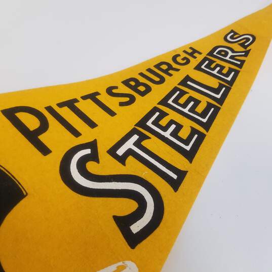 Vintage Pittsburgh Steelers NFL Pennant image number 6