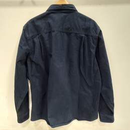 Vintage Woolrich Men's Dark Navy Cotton Button-Up Shirt Size XL alternative image