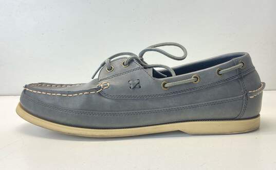 Polo Ralph Lauren Barx Grey Boat Casual Shoes Men's Size 12 image number 2