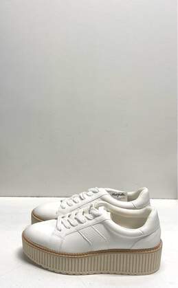 Dolce Vita Brin Ivory Platform Lace Up Sneakers Women's Size 9.5