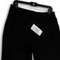 NWT Womens Black Elastic Waist Straight Leg Pull-On Ankle Pants Size 12 image number 4
