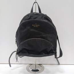 Kate Spade Black Nylon Backpack Purse