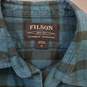 Filson Cotton Plaid Button Up Flannel Shirt Size M image number 3