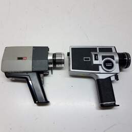 Vintage Video/Movie Camera Lot Ricoh Super 8 420Z GAF Anscomatic  - Untested alternative image