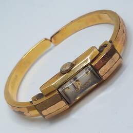 Benrus 20 Micron GP Vintage Double Hinged Bangle Watch alternative image