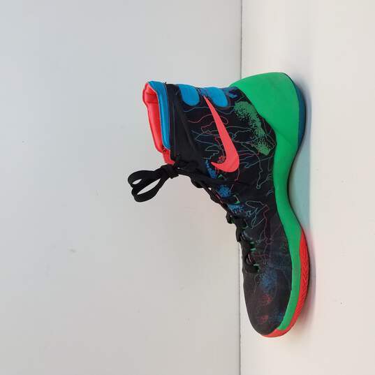 Nike Hyperdunk 2015 Premium Sneaker Men's Sz.9 Black/Orange image number 2