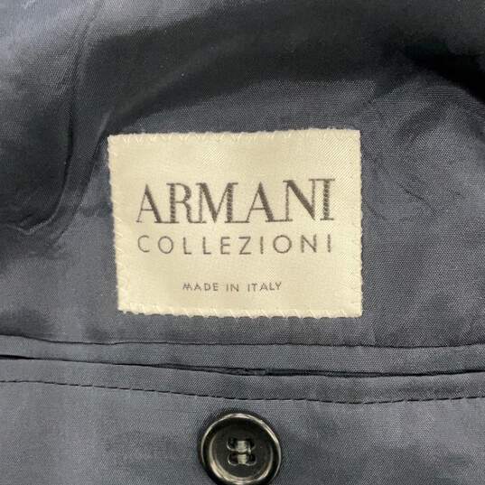 Armani Exchange Collezioni Mens Black Notch Lapel 3 Button Blazer Size 42R W/COA image number 3