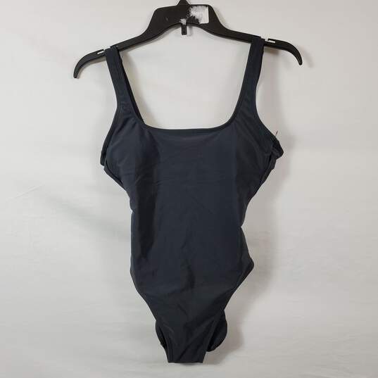 Good American Women Black Bathing Suit Sz 0 NWT image number 1