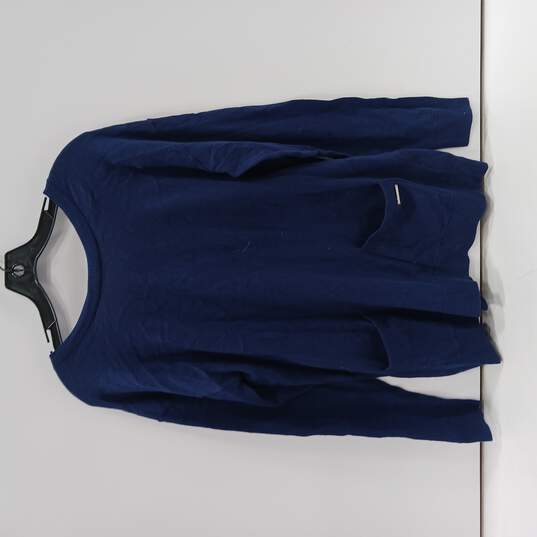 Women's Michael Kors Prussian Blue Blouse Size L image number 2