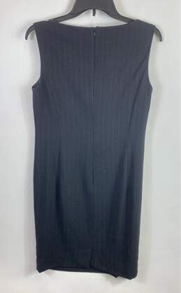 Max Mara Black Pinstriped Dress - Size SM alternative image